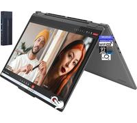 Lenovo Yoga 7i 2-en-1 16 pouces 2K WUXGA ordinateur portable, processeur Intel Core Ultra 5 125U 12 cœurs, 16 Go de RAM 1 To SSD, lecteur d'empreintes digitales, clavier rétroéclairé, Wi-Fi 6E,