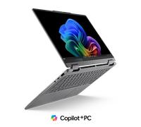 Lenovo Yoga 7i 2-in-1 Gen10 14, Intel Processeur Intel® Core Ultra 7 256V coeurs LPE jusqu'à 3,70 GHz coeurs P jusqu'à 4,80 GHz, 16 Go MOP, Windows 11 Famille 64, 1 To SSD M.2 2242 PCIe Gen4 TLC - 83J