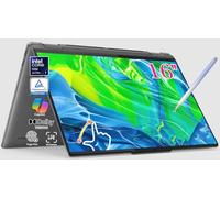 Lenovo Yoga 7i AI Ordinateur portable 2 en 1, écran tactile WUXGA 16", Core Ultra 7 155U (Beats i7 1355U), rétroéclairé, Thunderbolt 4, Wi-Fi 6E, BT5.3, webcam, Win11 W/stylet (U7 155U, 16 Go, SSD de