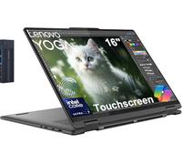 Lenovo Yoga 7i Ordinateur portable 2 en 1 16 pouces FHD 2K écran tactile, Intel Core Ultra 7 155U, 16 Go de RAM 1 To SSD, clavier rétroéclairé, lecteur d'empreintes digitales, Wi-Fi 6E, Bluetooth 5.3