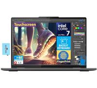 Lenovo Yoga 7i Ordinateur portable professionnel 2 en 1 16" FHD + IPS (Intel Core Ultra 7 155U (Beats i7-1335U), 16 Go LPDDR5X, 2 To SSD, KYB rétroéclairé, lecteur FP, 2 Thunderbolt 4, Win11P) w/AI