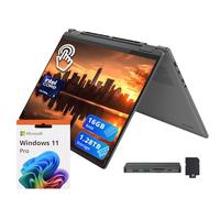 Lenovo Yoga 7i Ordinateur portable tactile 2 en 1 16" 2K, Intel Ultra 7 155U, 16 Go LPDDR5X, 1,28 To de stockage (SSD 1 To + station d'accueil 288 Go), lecteur d'empreintes digitales, clavier