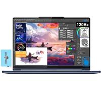 Lenovo Yoga 9i Ordinateur portable 2 en 1 alimenté par l'IA Écran tactile OLED 2,8 K (Intel Ultra 7-155H, 16 Go LPDDR5X, SSD PCIe 2 To, stylo actif, KYB rétroéclairé, lecteur FP, 2 Thunderbolt 4, Win