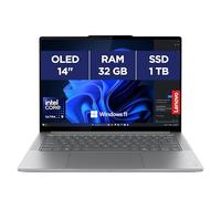 Lenovo Yoga Pro 7 14IAH10 - Ordinateur Portable Ultrafin 14'' 3K OLED 120Hz Tactile (Intel Arrow Ultra 9H, RAM 32Go, SSD 1To, Graphique Intel Arc, Windows 11H) Clavier rétroéclairé AZERTY - Gris