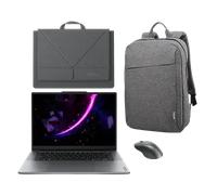 Lenovo Yoga Pro 7 15IPH11 U7 32G 1T 11H + Yoga Tote Sleeve + Lenovo Bluetooth Rechargeable Mouse + B210 Backpack Processeur Intel® Core Ultra 7 356H coeurs E jusqu'à 3,50 GHz coeurs P jusqu'à 4,70 GHz
