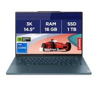 Lenovo Yoga Pro 9 14IRP8 - Ordinateur Portable 14.5'' 3K (Intel Core i7-13705H, RAM 16Go, SSD 1To, NVIDIA GeForce RTX 4060 8Go, Windows 11 Home) Clavier rétroéclairé AZERTY Français - Bleu