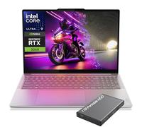 Lenovo Yoga Pro 9i Ordinateur portable de 16 po, Intel Core Ultra 9-285H, NVIDIA GeForce RTX 5060, écran tactile OLED tandem 3,2 K 120 Hz, 32 Go de RAM LPDDR5X, SSD PCIe 4.0 de 2 To, Windows 11 Pro