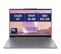 Lenovo Yoga Slim 7 14IMH9 - Ordinateur Portable 14'' WUXGA OLED (Intel Core Ultra 5 125H, RAM 16Go, SSD 512Go, Intel Arc Graphics,Windows 11 Home) Clavier rétroéclairé AZERTY FR - Lunaire Gris