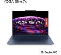 Lenovo Yoga Slim 7 14Q8X9 Qualcomm Snapdragon X1E-78-100 Ordinateur portable 36,8 cm (14.5") Écran tactile 3K 32 Go LPDDR5x-SDRAM 1 To SSD Wi-Fi 7 (802.11be) Windows 11 Home Italien Bleu Bleu