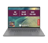 Lenovo Yoga Slim 7 ProX 14ARH7 - Ordinateur Portable 14.5'' 3K (AMD Ryzen 7 6800HS Creator Edition, RAM 16Go, SSD 512Go, AMD Radeon 680M Graphics,Windows 11 Home) Clavier rétroéclairé AZERTY FR - Gris