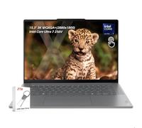 Lenovo Yoga Slim 7i 15ILL9 Aura Edition Copilot+ Ordinateur portable Intel Core Ultra 7 256 V, 15,3 WUXGA 120 Hz Touch, 16 Go LPDDR5X RAM 2 To SSD, WiFi7, Clavier rétroéclairé, Win11, Gris Luna, avec