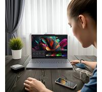 Lenovo Yoga Slim 7i Gen 9 Aura Edition 15? Intel Processeur Intel® Core Ultra 7 258V coeurs LPE jusqu'à 3,70 GHz coeurs P jusqu'à 4,80 GHz, 32 Go MOP, Windows 11 Famille 64, 1 To SSD M.2 2242 PCIe Gen