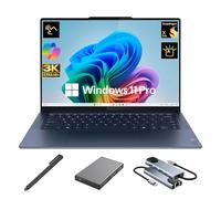 Lenovo Yoga Slim 7X 3K OLED écran tactile, écran 14,5 pouces 1000 nits, Snapdragon X Elite 12-Core NPU Copilot+ PC, 16 Go de RAM, 1 To SSD + 500 Go de disque portable, WiFi 7, rétroéclairé, stylet