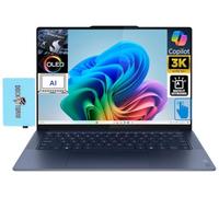 Lenovo Yoga Slim 7X Copilot Ordinateur portable 14,5" Écran tactile OLED 3K 1000 nits (Snapdragon X Elite X1E-78-100, 16 Go LPDDR5X, 512 Go SSD, KB rétroéclairé, WiFi 7, Win 11 Home) avec extenseur de