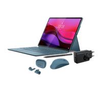 Lenovo Yoga Tab Plus 12.7 16GB 256GB + Pen, Adaptor, Mouse, Keyboard & Earbuds Processeur Qualcomm® Snapdragon 8 Gen 3 3,30 GHz , Android 14 or Later, 256 Go UFS 4.0 - EUBNDLYOGA27 Tidal Teal