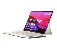 Lenovo Yoga Tab Plus, AI Tablet, 12,7" 144 Hz 3K, processeur Snapdragon 8 Gen 3, 16 Go de RAM, 256 Go de mémoire, WiFi 6, Tablette Android 14, Tab Pen Pro et Clavier Inclus - Seashell