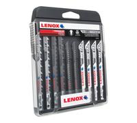 LENOX LENOX Jeu de lames de scie sauteuse Universal 10 pièces, arbre en T, y compris la boîte : 2 x C450T, 2 x C416T, 2 x C320TS, 2 x B314T, 2 x B324T Quantité:1