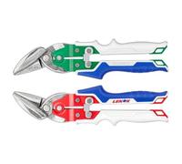LENOX LXHT14348 Lot de 2 cisailles avec poignée durable, outils à utilisation à gauche et à droite, coupe décalée-