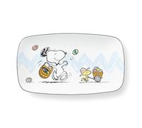 Lenox Peanuts Plateau Snoopy Hors D'Oeuvres de Pâques Multicolore