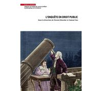 L'enquête en droit public - Vincent Boucher - Mare & Martin - broché - Etude