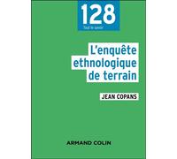 L'enquête ethnologique de terrain 3ème édition - Jean Copans - Armand Colin - broché - Etude