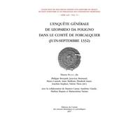 L'enquête Générale De Leopardo Da Foligno Dans Le Comté De Forcalquier (Juin-Septembre 1332)