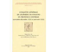 L'enquête générale de Leopardo da Foligno en provence centrale