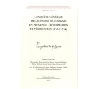 L'enquête Générale De Leopardo Da Foligno En Provence : Réformation Et Vérification (1332-1334)