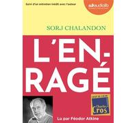 L'Enragé Livre audio 1 CD MP3 - Suivi d'un entretien avec l'auteur - Sorj Chalandon - Audiolib - Texte lu (CD) - Textes lus CD