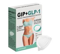 Lenreey Lot de 2 patchs à micro-aiguilles GIP + pour perte de poids - Maintient les courbes du corps - Pour homme et femme, Attribut unique, Refer to description
