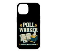 L'enregistrement des Travailleurs du sondage Assist Vérifier la Conception des élections Coque pour iPhone 14