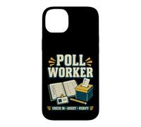 L'enregistrement des Travailleurs du sondage Assist Vérifier la Conception des élections Coque pour iPhone 14 Plus