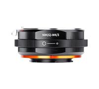 Lens Adapter, Compatible for l'objectif Nikon AI FG vers M43 MFT M4/3, Anneau Adaptateur d'appareil Photo, Compatible for l'objectif Nikon F vers Le Corps Micro 4/3,Parts