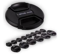 Lens-Aid Bouchon d'objectif d'appareil photo : capuchon de rechange compatible avec Canon, Nikon, Fujifilm, Olympus, Sony, Panasonic, Pentax, etc.