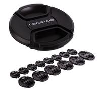 Lens-Aid Bouchon d'objectif d'appareil photo : capuchon de rechange compatible avec Canon, Nikon, Fujifilm, Olympus, Sony, Panasonic, Pentax, etc.