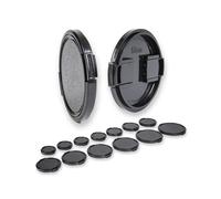 Lens-Aid Bouchon d'objectif Retro 58 mm avec Fermeture à Clip pour objectifs d'appareil Photo |du Capuchon d'objectif pour appareils numériques rétro| Compatible avec Fujifilm, Sony, Canon, Nikon