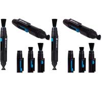 Lens-Aid Double Stylo de Nettoyage avec Pinceau et 2 tampons en Velours pour Nettoyer Les objectifs, Les lentilles, Les filtres, l'appareil Photo, Le Reflex numérique, l'aspect (Lot de 2)