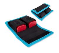 Lens-Aid Étui Batterie Appareil Photo - Sac Rangement pour 2 Piles - Résistant à l’Eau, Compact, avec Poche Zip - Compatible avec Canon, Nikon, Sony, Fuji, GoPro, DJI, AA/AAA