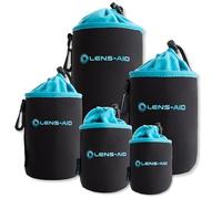 LENS-AID Housse Objectif néoprène Lot de 5 (XS-XL)