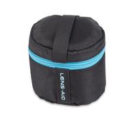 LENS-AID Housse Objectif XXS 8 x 9 cm étui rembourré | Mousse 10 mm, doublure polaire, extérieur Cordura, fermeture éclair, passant ceinture et anneau D