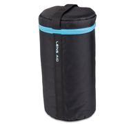 Lens-Aid Housse pour Objectif avec Fermeture éclair - Étui rembourré Cordura avec Boucle Ceinture - pour objectifs Standards, compacts ou téléobjectifs - Taille: XL (11×25 cm)