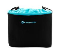 LENS-AID Sacoche en néoprène avec Doublure pour protéger Votre équipement Photo, Sacoche pour Sac à Dos et Sac à Main pouvant remplacer Un Tissu de Protection (L)