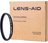 Lens-Aid UV Filter 52 mm ¿ Lens Filter with Schott B270 Glass ¿ Ultraviolet Protection Filter with 18x Nano Coating Against Scratches, Sand and Lotus Effect (Oil Repellent & Water-Repellent)