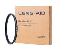 Lens-Aid UV Filter 67mm - Filtre d'objectif avec Verre Schott B270 - Filtre de Protection Ultraviolet avec Nano-revêtement 18x Contre Les Rayures, la, Le Sable - Effet Lotus (oléofuge & Hydrofuge)