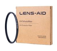 Lens-Aid UV Filter 77mm - Filtre d'objectif avec Verre Schott B270 - Filtre de Protection Ultraviolet avec Nano-revêtement 18x Contre Les Rayures, la, Le Sable - Effet Lotus (oléofuge & Hydrofuge)