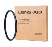 Lens-Aid UV Filter 82mm - Filtre d'objectif avec Verre Schott B270 - Filtre de Protection Ultraviolet avec Nano-revêtement 18x Contre Les Rayures, la, Le Sable - Effet Lotus (oléofuge & Hydrofuge)