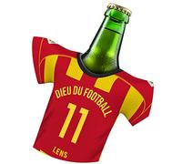 LENS article convient à fans DE LENS tricot Housse Refroidisseur à bière cadeaux homme anniversaire FUSSBALL-GOTT by myfanshirt FRFRT