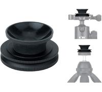 Lens Ball Holder, Crystal Ball Holder with Suction Cup Mount and Screw Thread for 1/4"" to 20 Tripod and Arca Swiss Round Flat Plate for Ball Photography