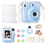 Lens Cap for Instax Mini Evo, Fuji Mini Accessories for Fujifilm Instax Mini Evo Lens Cap, Mini Evo Lens Cap, Blue Set, For Fuji mini 12