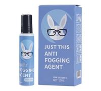 Lens Defogging Spray - Compact 15ml Optical Cleaning Fluid, Smear Free Transparent Finish | Spectacles Safety Goggles Helmet Visor Application, Portable Anti Mist Solution for Work Outdoor Use